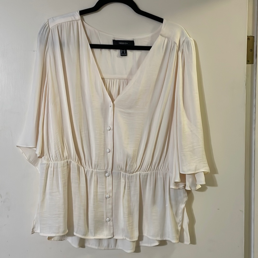 F21 - TWO shirts for one. Bat wing Blouse